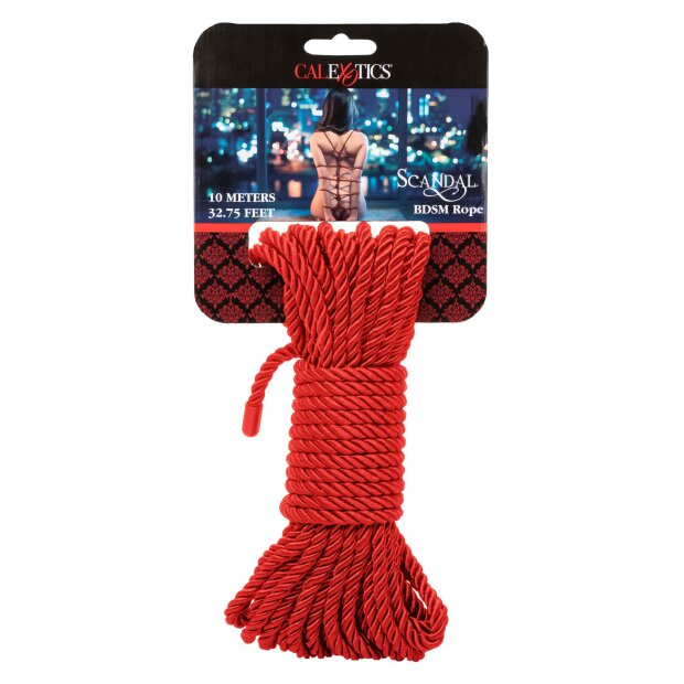Scandal BDSM Rope 10M Red