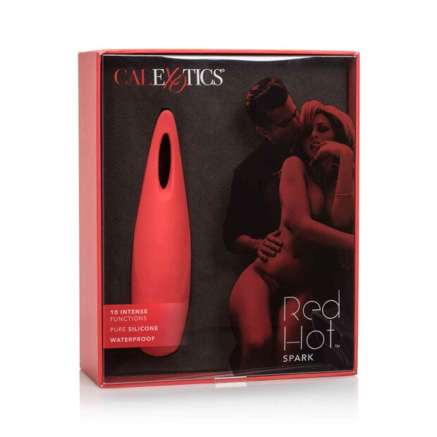 CalExotics Red Hot Spark Vibrator Rot 12,75 cm ⌀ 3,25 cm