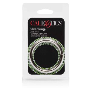 CalExotics Silver Ring Large Metallring Silber ⌀ 5 cm