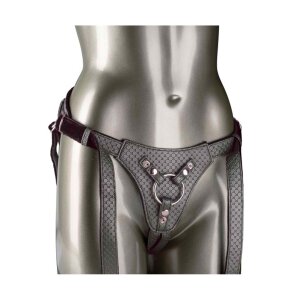 CalExotics The Regal Queen Strap-On Silber Taille bis...
