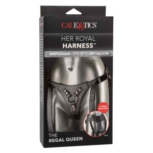 CalExotics The Regal Queen Strap-On Silber Taille bis...