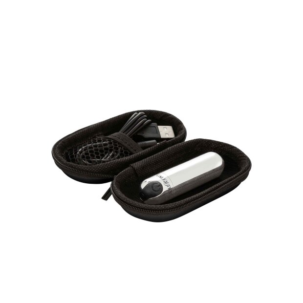 CalExotics Hideaway Bullet Mini Vibrator Silber 7,5 cm ⌀ 2 cm