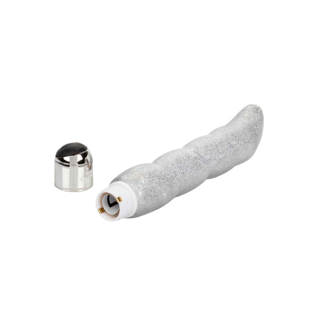 CalExotics Screwnicorn Vibrator Silber 13,25 cm ⌀ 2,5 cm
