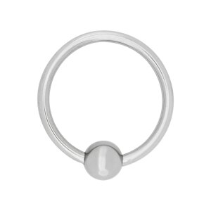 Acorn Ring 30 mm Silver