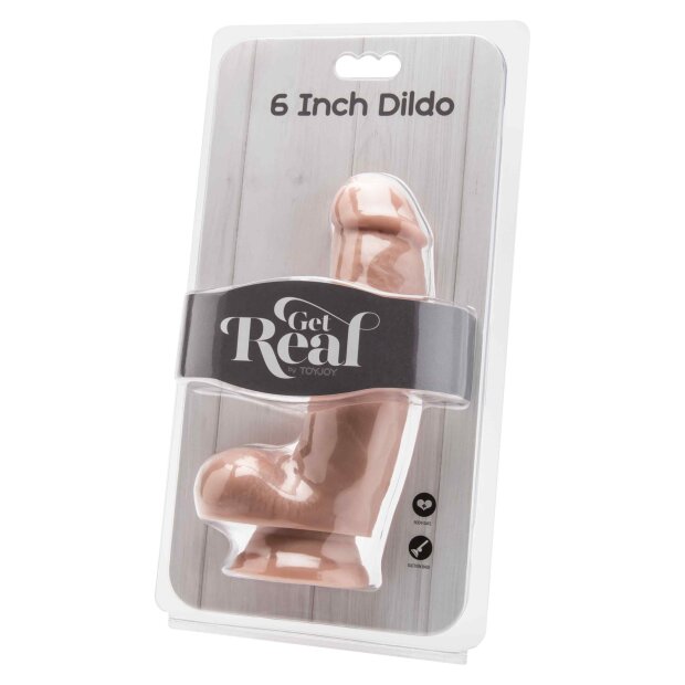 Dildo 6 inch with Balls Skin