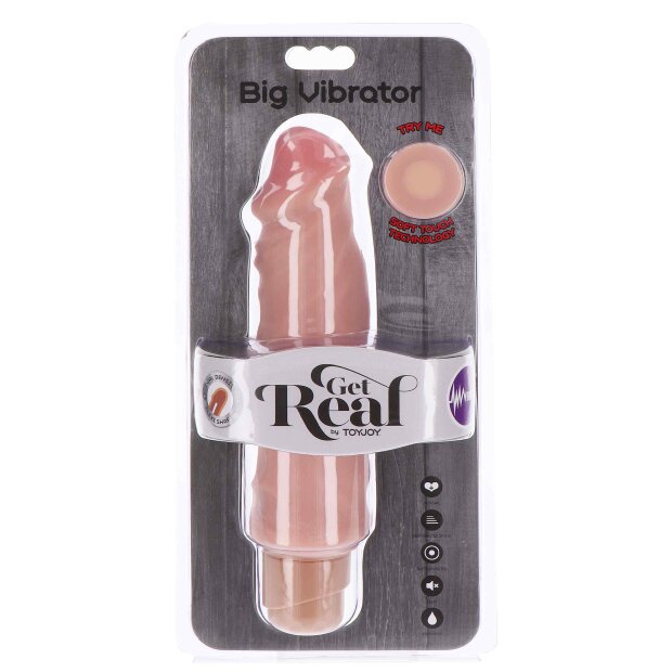 Dual Density Big Vibrator 9in. Skin