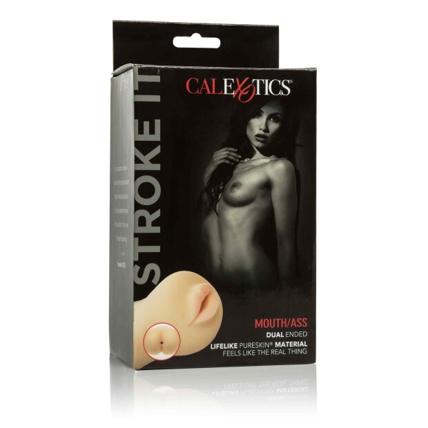 CalExotics Stroke It Mouth-Ass Taschenmuschi