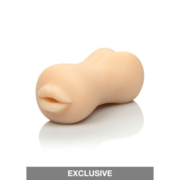 CalExotics Stroke It Mouth-Ass Taschenmuschi