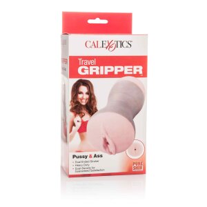 CalExotics Travel Gripper Pussy and Ass Masturbator