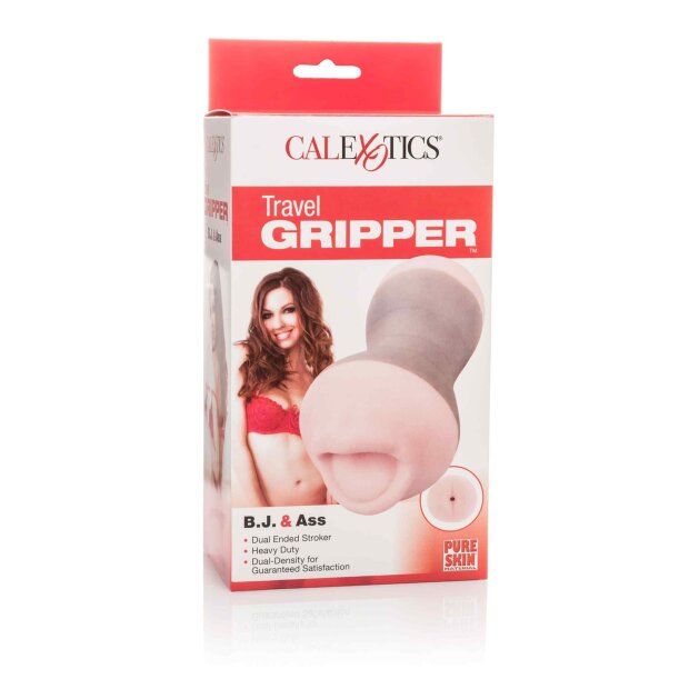 CalExotics Travel Gripper B.J. Ass Skin Masturbator