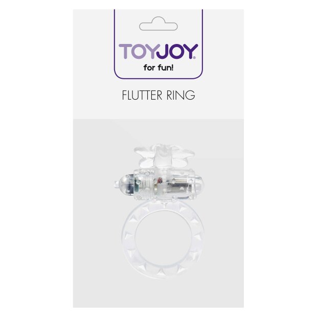TOYJOY Flutter Ring Vibrating Penisring Transparent ⌀ 3 cm