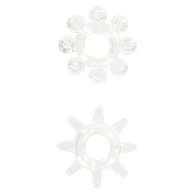 Power Stretchy Rings 2pcs Transparent