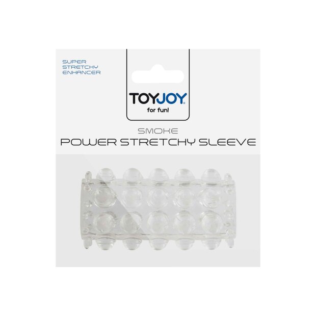 TOYJOY Power Stretchy Sleeve Penishülle Transparent 6,5 cm ⌀ 3 cm