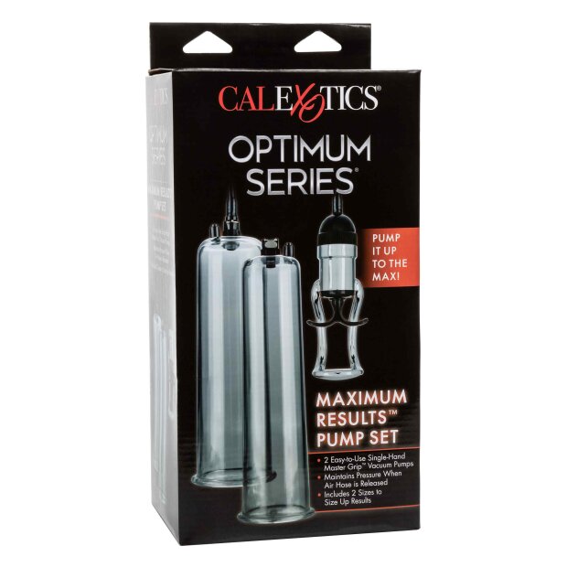 CalExotics Maximum Results Pump Set Penis Pumpe Transparent 2 Teilig