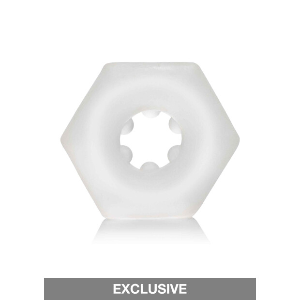 CalExotics Sexagon Enhancer Penisring Transparent ⌀ 4 cm