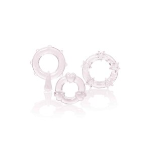 CalExotics Magic C-Rings Transparent Penisringe Transparent