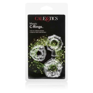CalExotics Magic C-Rings Transparent Penisringe Transparent