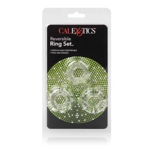 CalExotics Reversible Ring Set Transparent Penisringe 3...
