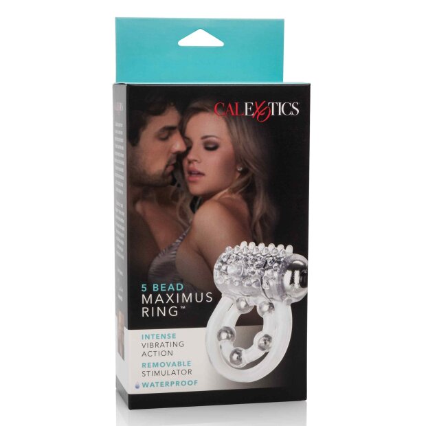 CalExotics Maximus Ring Vibrationsring Transparent ⌀ 5 cm