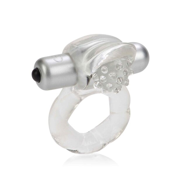 CalExotics Lovers Delight Nubby Penisring Transparent ⌀ 4 cm