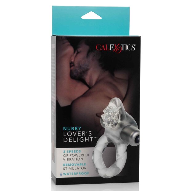 CalExotics Lovers Delight Nubby Penisring Transparent ⌀ 4 cm