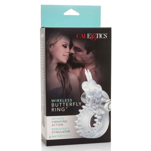 Wireless Butterfly Ring Transparent