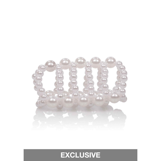 CalExotics Pearl Stroker Beads Large Penishülle Transparent