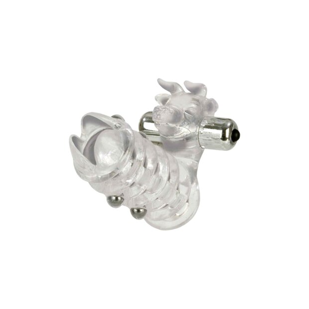CalExotics El Toro Enhancer with Beads Penishülle Transparent