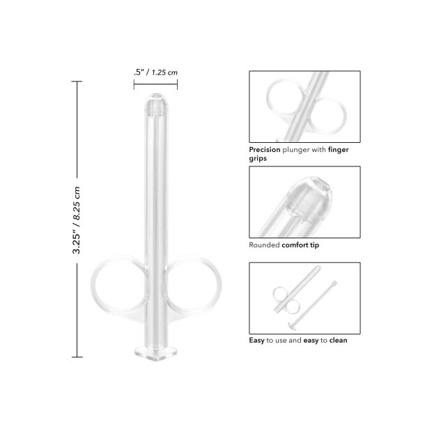Lube Tube 2 Pcs Transparent
