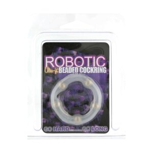 Robotic Beaded Cockring Transparent