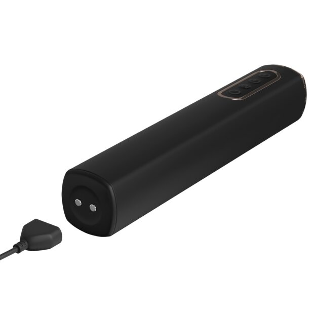 Pipedream AutoThrob Inflatable Vibrating Plug Analvibrator Schwarz 13 cm ⌀ 7 cm