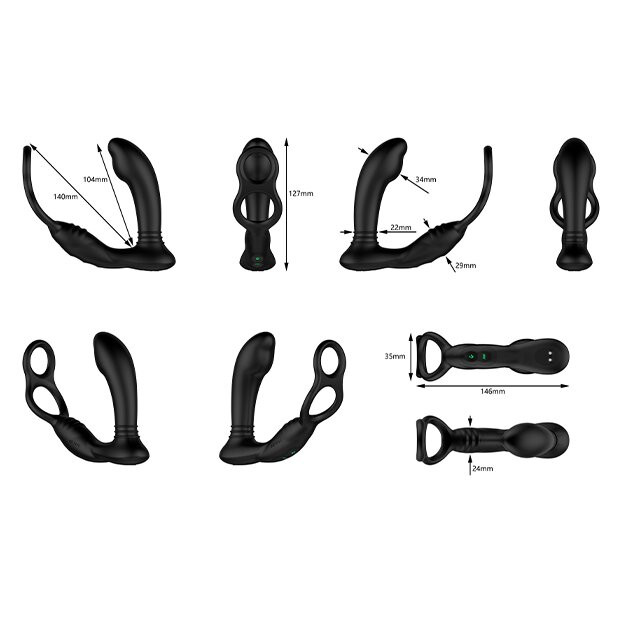 Nexus Simul8 Stroker Edition Vibrating Dual Motor Anal Cock and Ball Toy