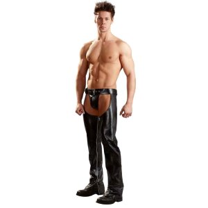 Lederimitat Herren Chaps S - 2XL