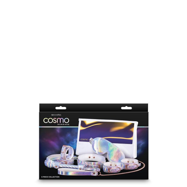 Cosmo Bondage 6 Piece Kit Rainbow