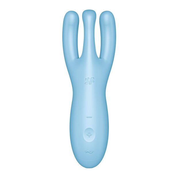 Satisfyer Threesome 4 Connect App Vibrator Blau
