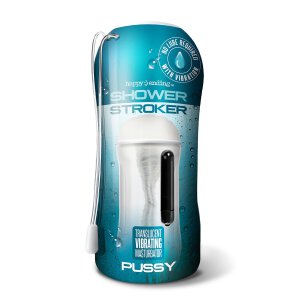 Happy Ending Vibrating Shower Stroker Self Lubricating Pussy
