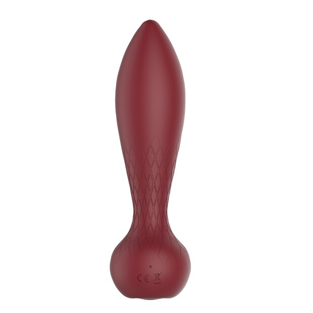 Dream Toys Romance Romy Analvibrator Weinrot ⌀ 3,5 cm