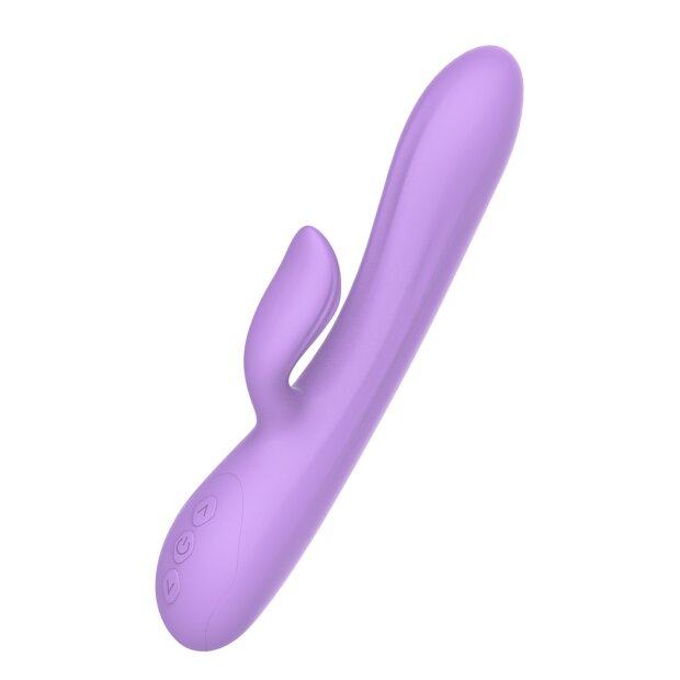 Dream Toys The Candy Shop Purple Rain Rabbit Vibrator Lila 22,8 cm