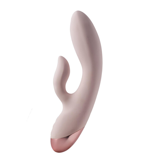 Dream Toys Vivre Duo Vibe Coco Rabbit Vibrator Beige 22,9 cm