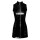 Lack Kleid mit Zip XL