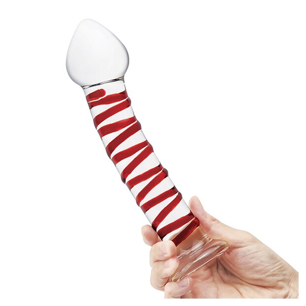 Glas Mr. Swirly Dildo 20,3 cm