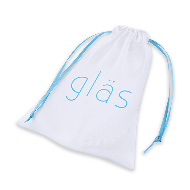 Glas Rechargeable Remote Controlled  Vibrating Beaded Buttplug