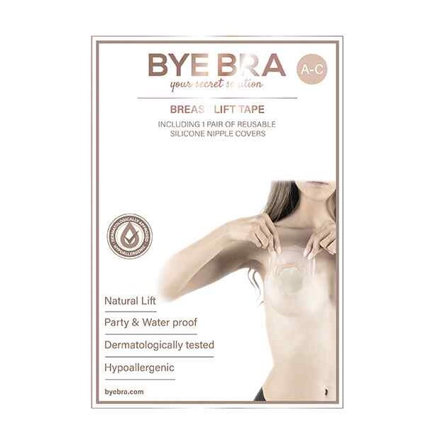 Bye Bra Breast Lift & Silicone Nipple Covers A-C - F-H