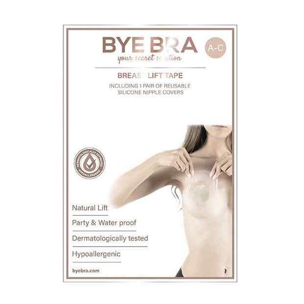 Bye Bra Breast Lift & Silicone Nipple Covers A-C - F-H 