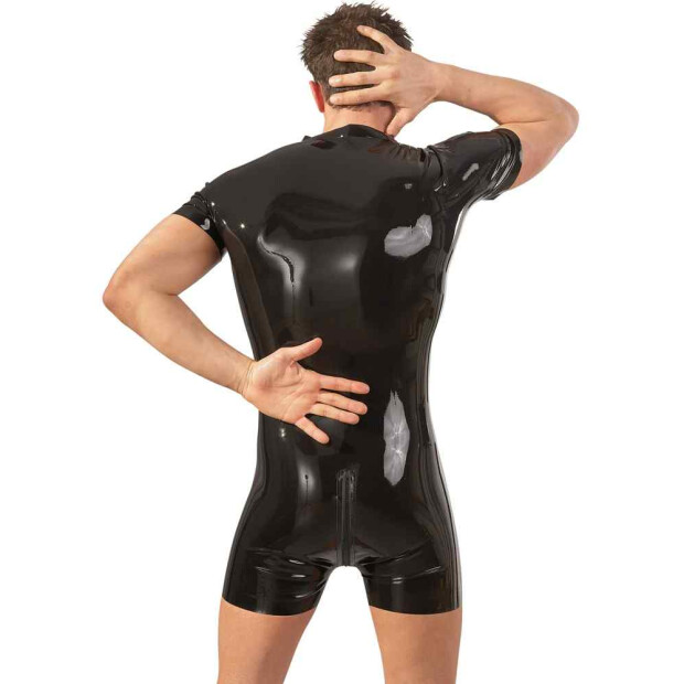 Latex Herren Kurzoverall S - 2XL
