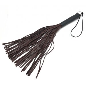 Brown Leather Handkerchief - 50 cm