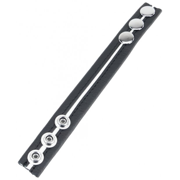 Cockring en cuir BLANC