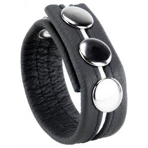 Leather Cockring White