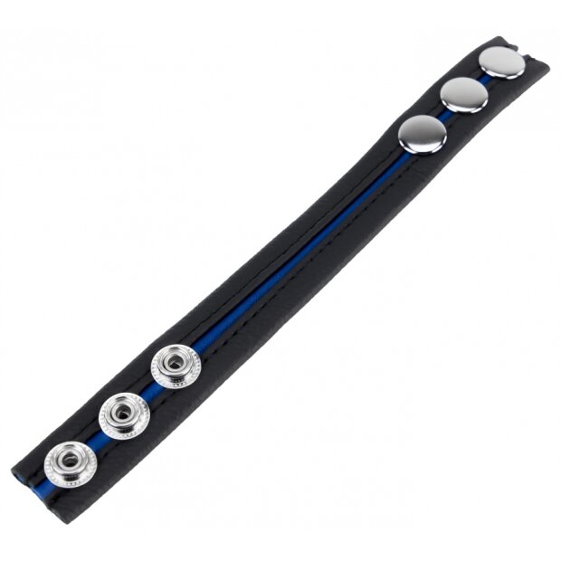 The Red Leather Cockring Penisring Blau ⌀ 6 cm