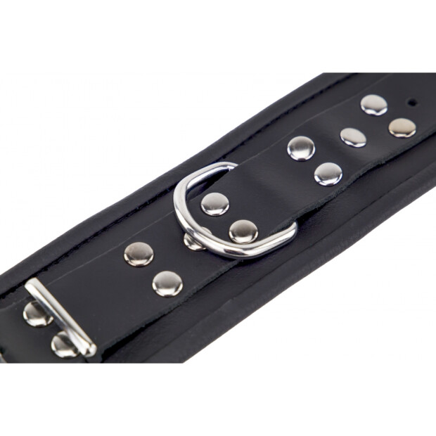 Leather Cuffs For Wrists Black